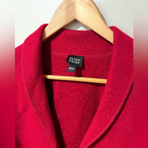 Eileen Fisher 100% Wool Coat - Picture 5 of 5
